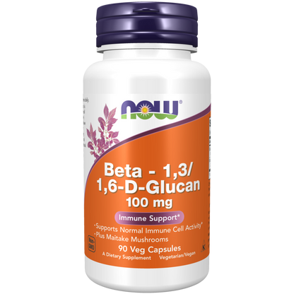 Beta 1,3/1,6- D -Glucan 100 mg Veg Capsules-Immune System Enhancers-AlchePharma