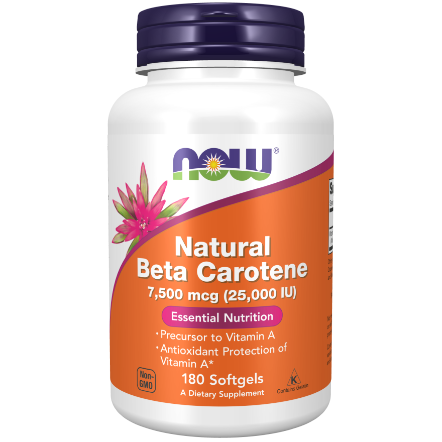 Beta Carotene, Natural 7,500 mcg Softgels-Vitamins-AlchePharma