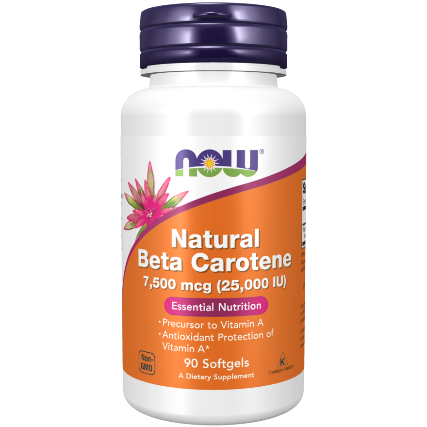 Beta Carotene, Natural 7,500 mcg Softgels-Vitamins-AlchePharma