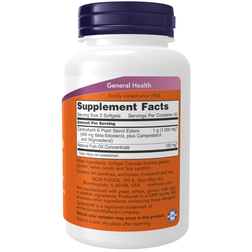 Beta-Sitosterol Plant Sterols Softgels-Cholesterol/Cardiovascular Support-AlchePharma