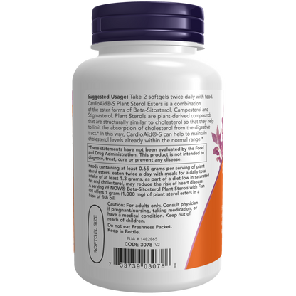 Beta-Sitosterol Plant Sterols Softgels-Cholesterol/Cardiovascular Support-AlchePharma