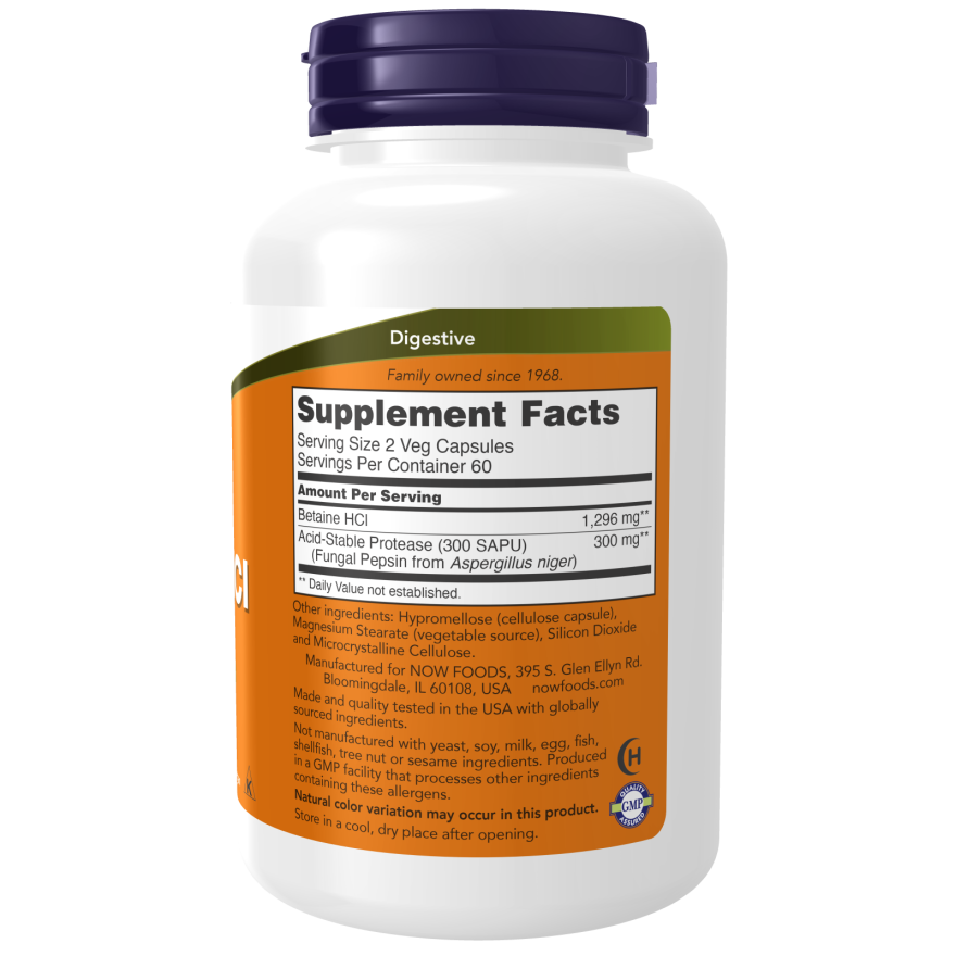 BETAINE HCL 120 VCAPS-Digestive Support-AlchePharma