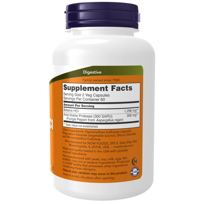 BETAINE HCL 120 VCAPS-Digestive Support-AlchePharma