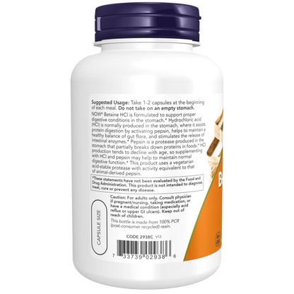 BETAINE HCL 120 VCAPS-Digestive Support-AlchePharma
