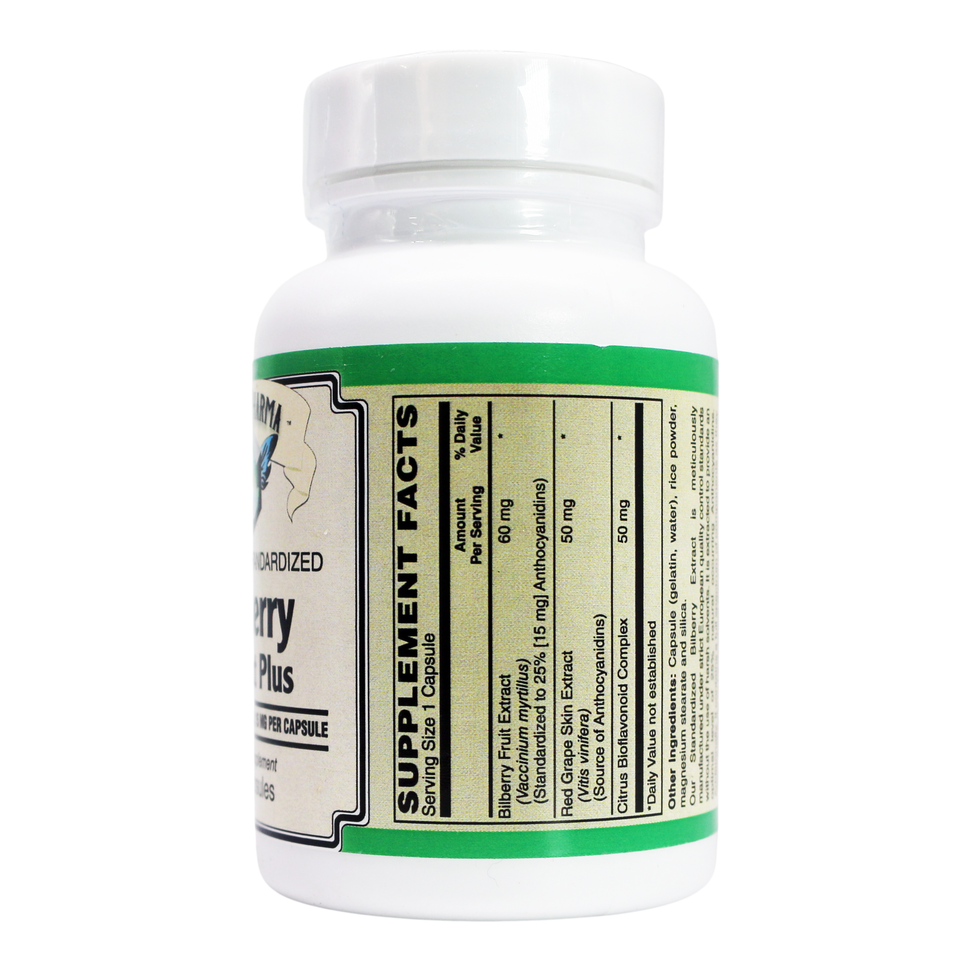 Bilberry Extract Plus 25% Anthocyanidins European Standardized-Bilberry-AlchePharma