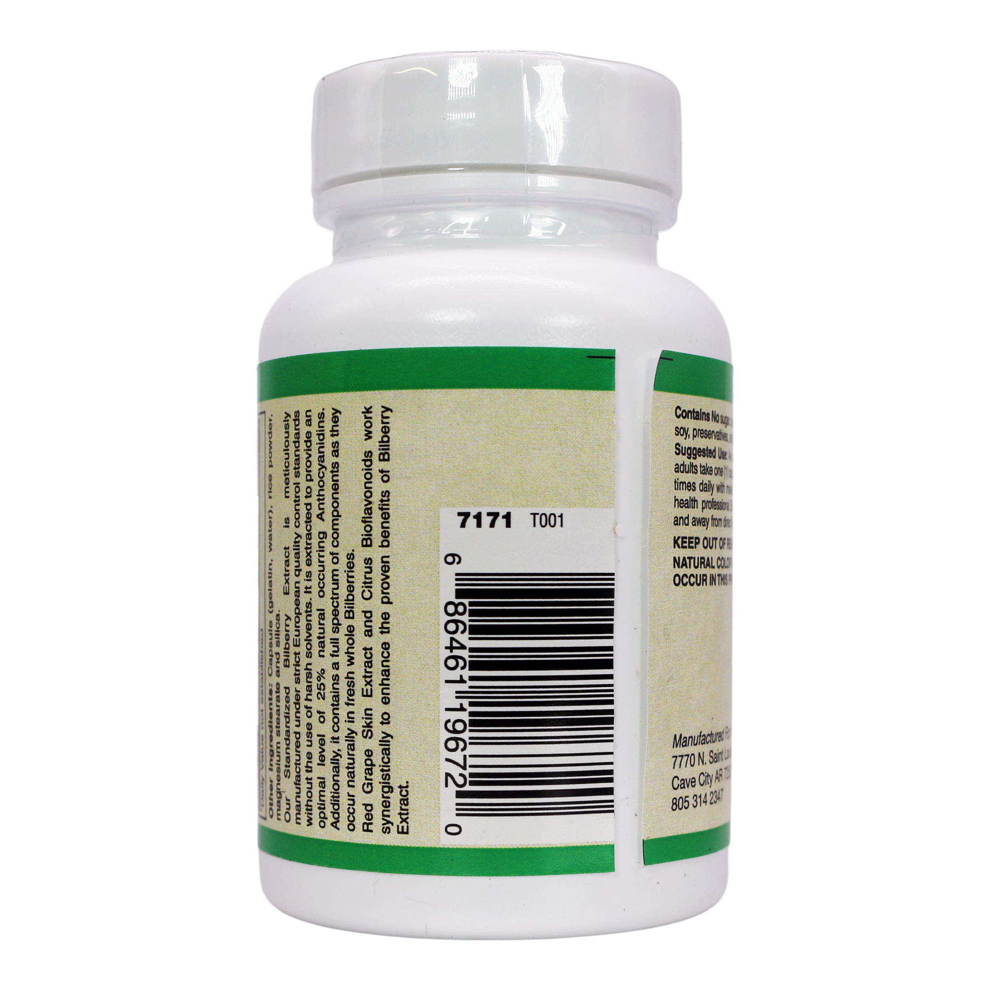 Bilberry Extract Plus 25% Anthocyanidins European Standardized-Bilberry-AlchePharma