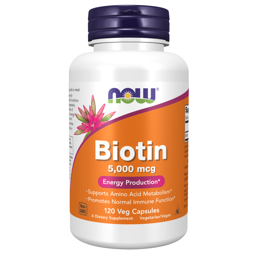 Biotin 5,000 mcg Veg Capsules-Vitamins-AlchePharma