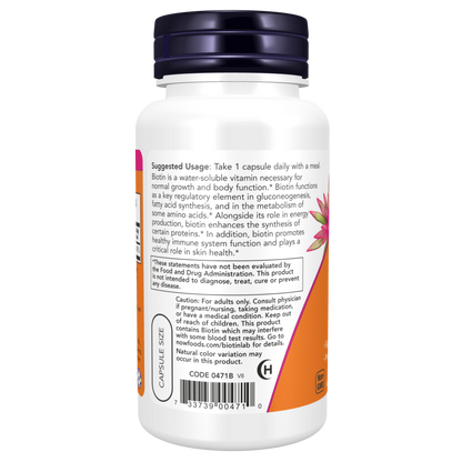 Biotin 5,000 mcg Veg Capsules-Vitamins-AlchePharma