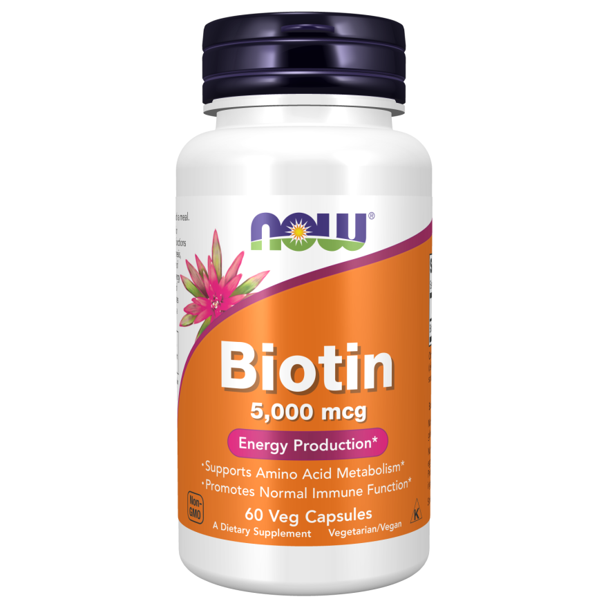 Biotin 5,000 mcg Veg Capsules-Vitamins-AlchePharma