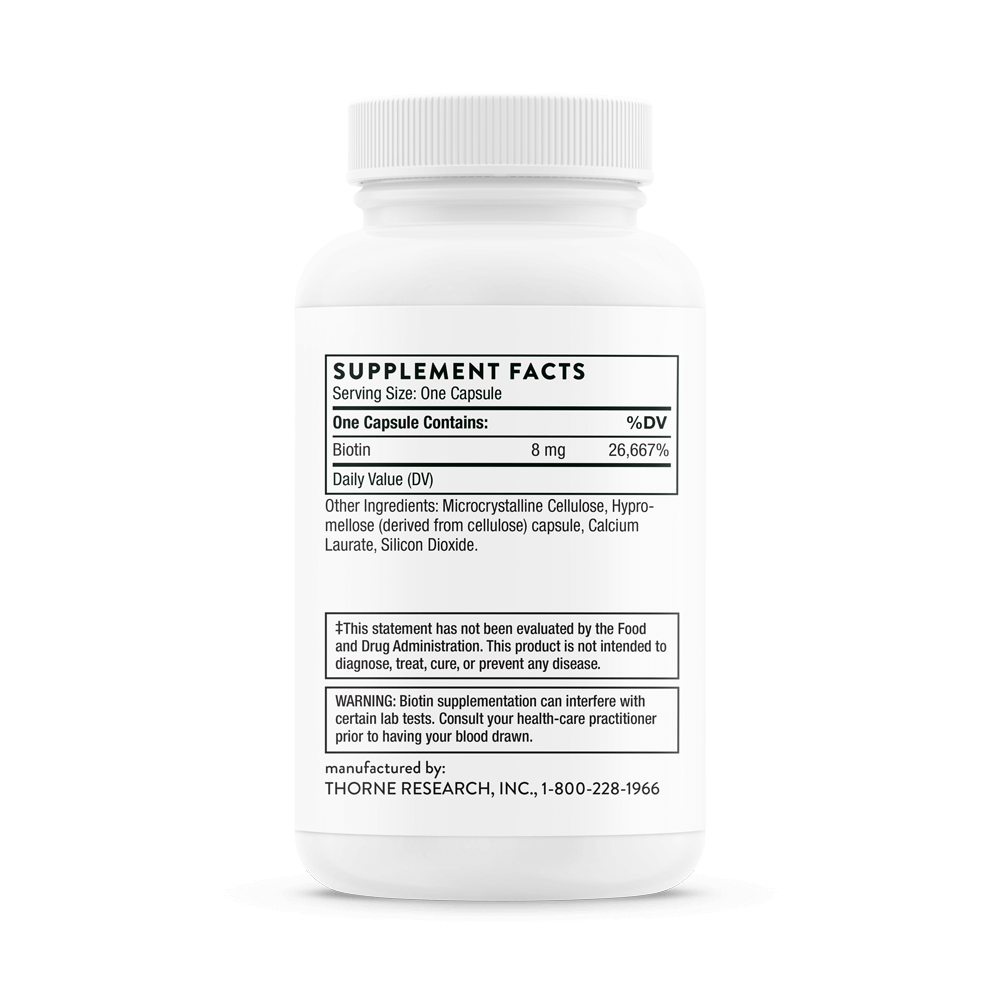 Biotin 8000 Mcg 60 Capsules-B Vitamin-AlchePharma