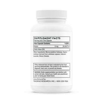 Biotin 8000 Mcg 60 Capsules-B Vitamin-AlchePharma