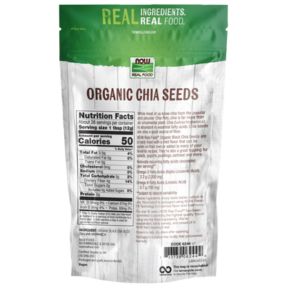 Black Chia Seeds, Organic-Natural Foods-AlchePharma