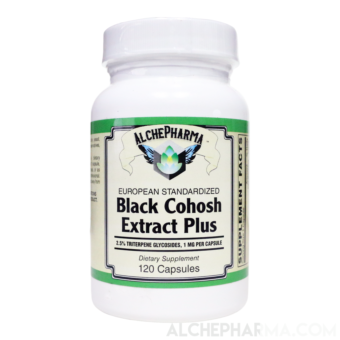 Black Cohosh Extract Plus, European Standardized 2.5% Triterpene glycosides-Herbs-AlchePharma