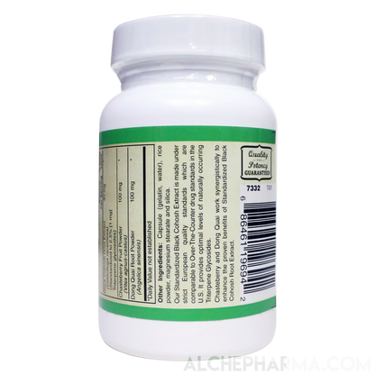 Black Cohosh Extract Plus, European Standardized 2.5% Triterpene glycosides-Herbs-AlchePharma