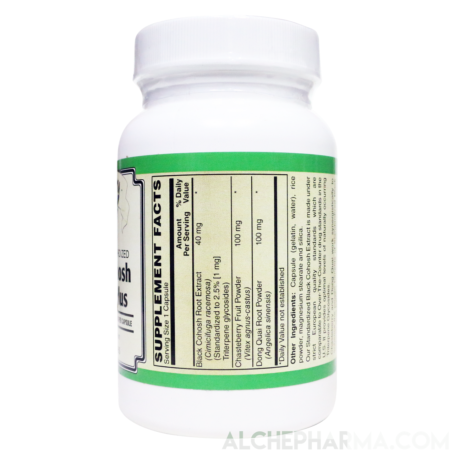 Black Cohosh Extract Plus, European Standardized 2.5% Triterpene glycosides-Herbs-AlchePharma