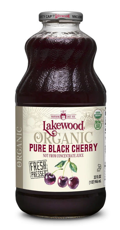 Pure Black Cherry Juice - Organic - 32 Fl. Oz.