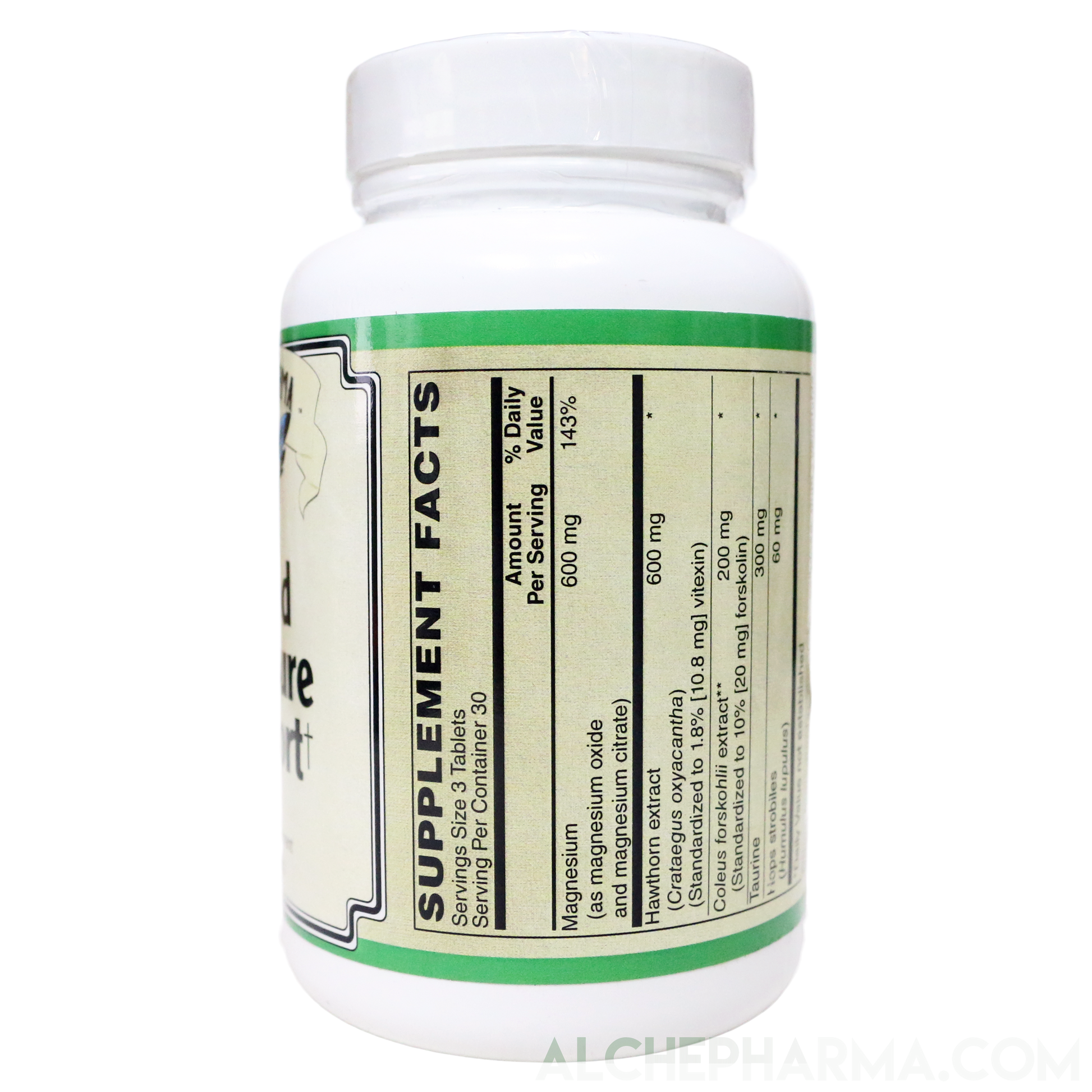 Blood Pressure Support ( Coleus forskohlii, Hawthorn, Taurine combo )-Vitamins & Supplements-AlchePharma