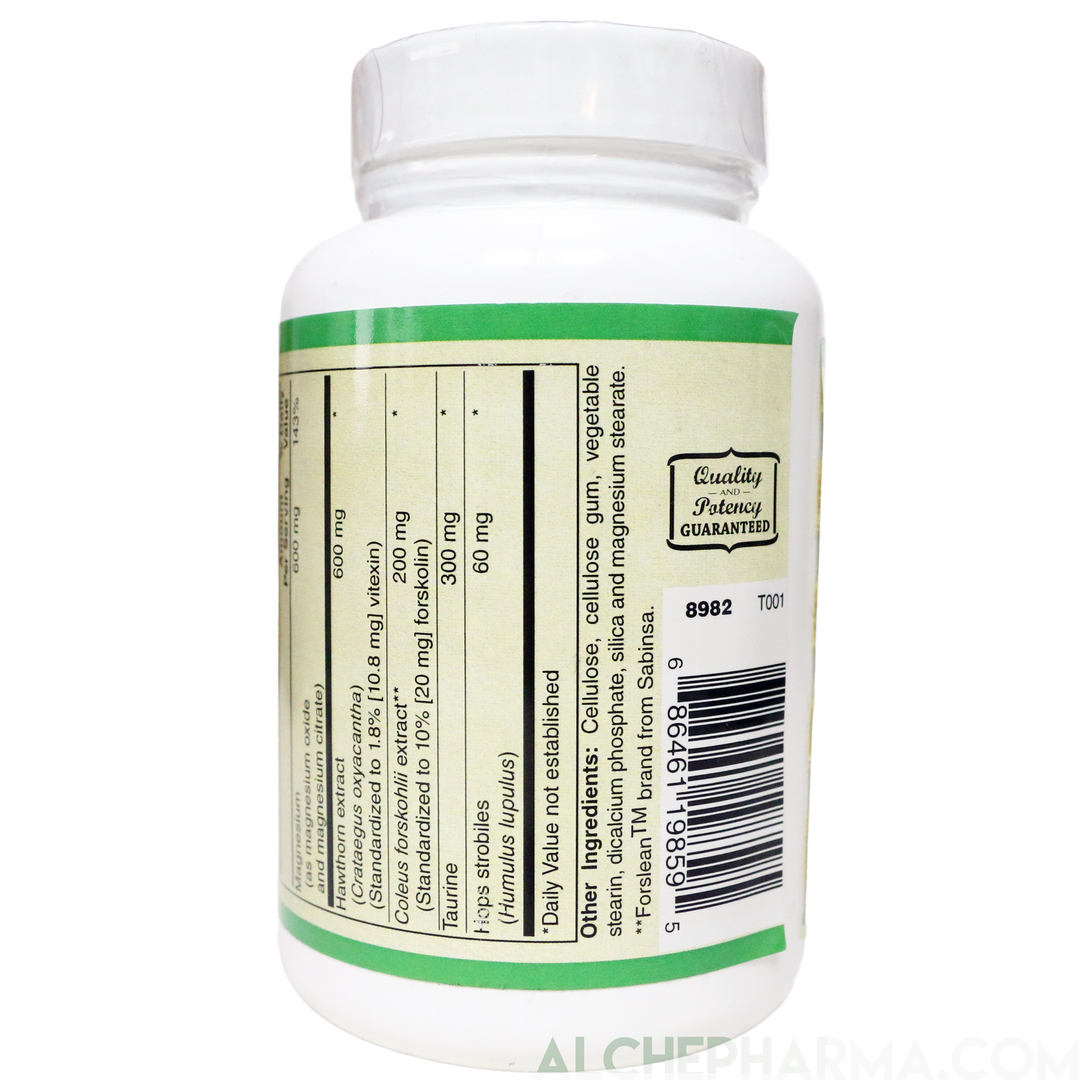 Blood Pressure Support ( Coleus forskohlii, Hawthorn, Taurine combo )-Vitamins & Supplements-AlchePharma