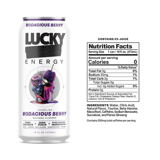 Lucky Energy  Berry 16 oz