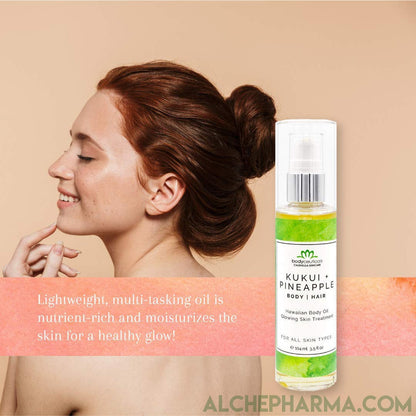 Body + Hair Oil - Kukui Pineapple-AlchePharma