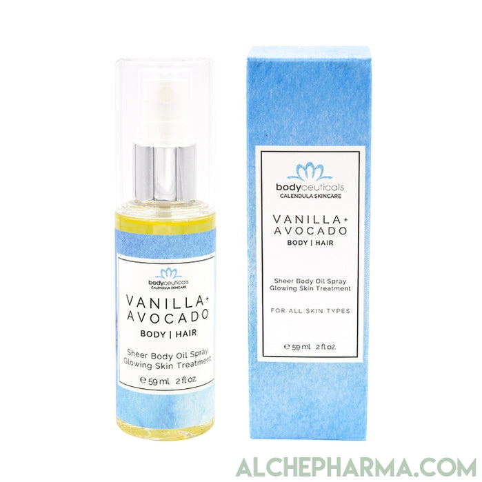 Body + Hair Oil - Vanilla Avocado Spray-AlchePharma