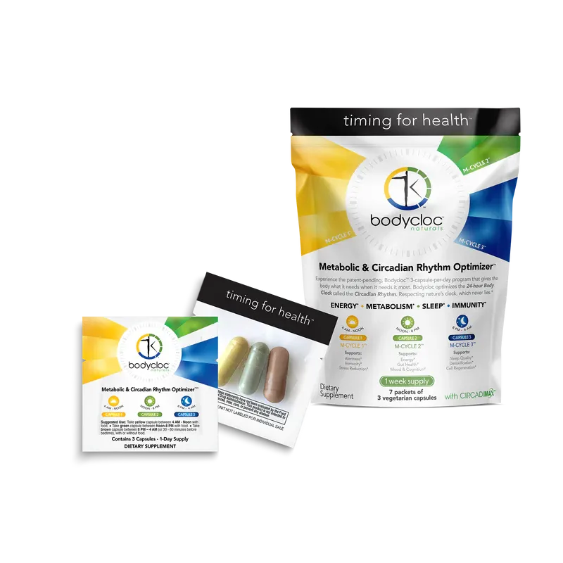 Bodycloc™ 3-capsule-per-day Circadian Rhythm Optimizer Weekly Pack-Supplement Programs-AlchePharma