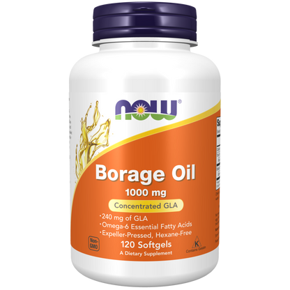 Borage Oil 1000 mg Softgels-Nutritional Oils-AlchePharma