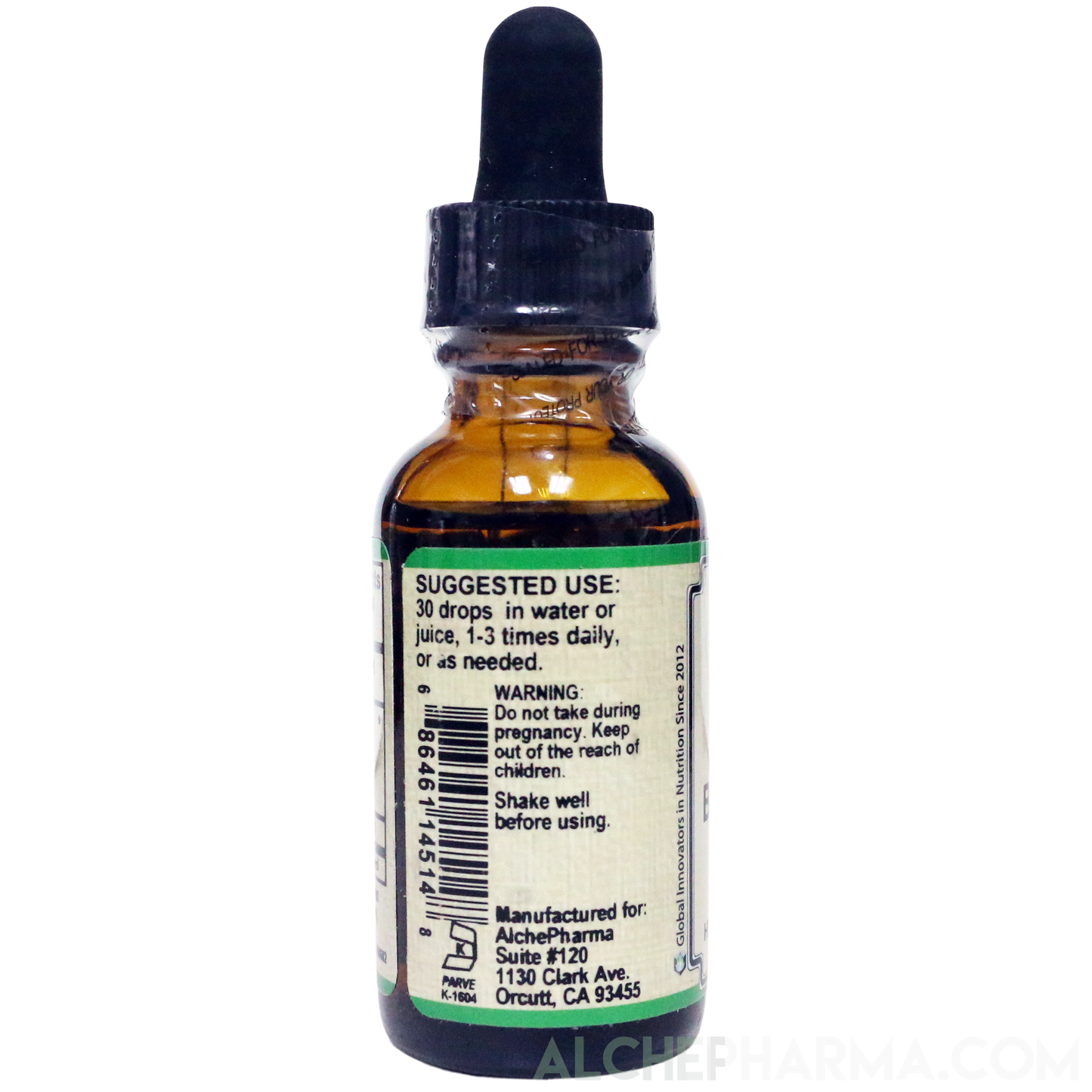 Boswellia Resin Tincture HSR 1:3 Herb Weight equiv. 333 mg per ml Parve K-1604-Herb Tincture-AlchePharma