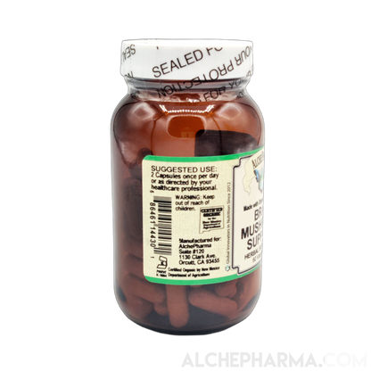 Brain Mushroom Support (60 vcap)-AlchePharma