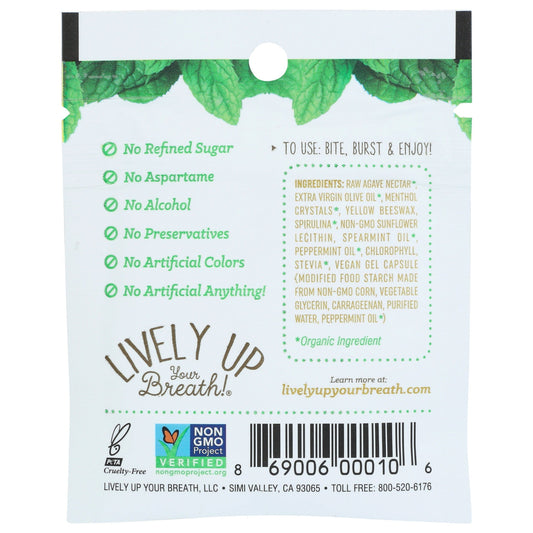 Breath Freshener Liquid Capsules (10 Chewable Burst Caps) - Original Mint-Breath Freshener-AlchePharma