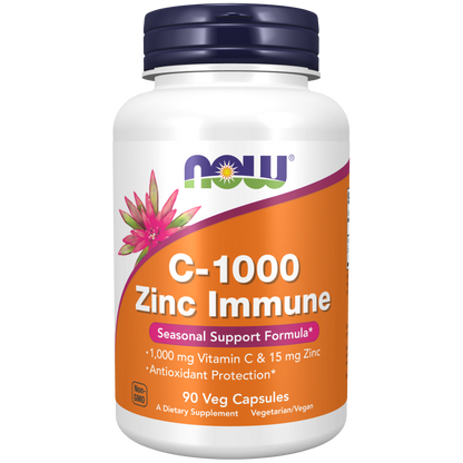 C-1000 Zinc Immune Veg Capsules-Vitamins-AlchePharma
