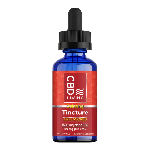 Calming CBD Tincture - 1500 Mg Nano CBD Per Bottle, Unflavored - 1 Fl. Oz.