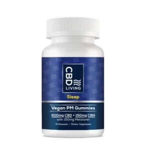 Sleep CBD Gummies - 600 Mg Nano Cbd + 150 Mg CBD Per Bottle with 150 Mg Melatonin - 30 Gummies