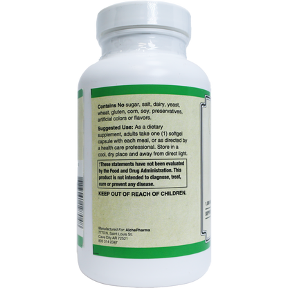 CLA (True Active Conjugated Linoleic Acid) • High Potency - Optimal 1:1 ratio of isomers• 1,250mg Softgels-Weight Management-AlchePharma