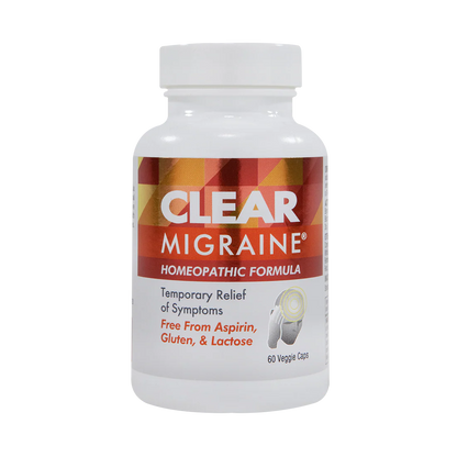 Clear Migraine - Homeopathic Formula - 60 Capsules
