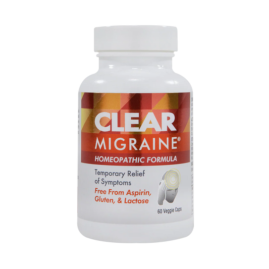 Clear Migraine - Homeopathic Formula - 60 Capsules