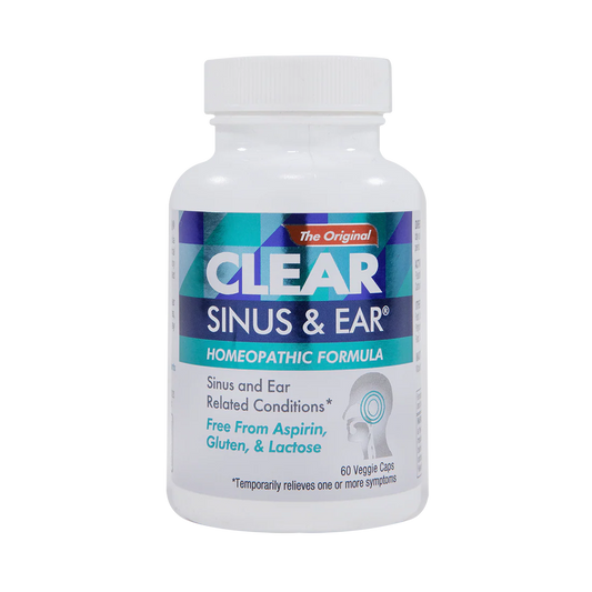 Clear Sinus & Ear - Homeopathic Formula - 60 Capsules