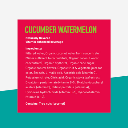 Organic Cucumber Watermelon Water 18 fl oz