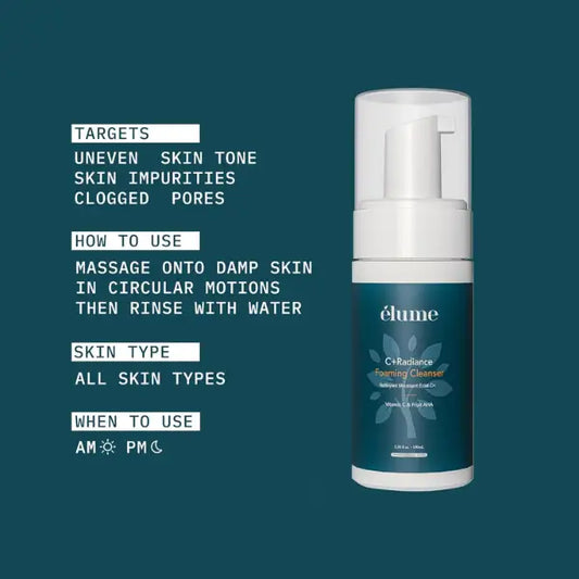 C+ Radiance Foaming Cleanser - 3.38 Fl. Oz.