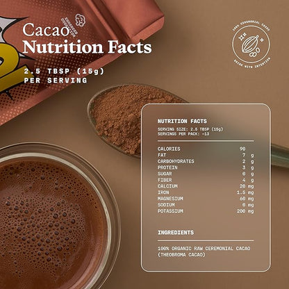 Cacao! - 100% Ceremonial-Grade Cacao - 227 Grams