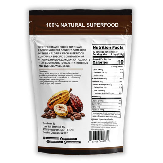 Cacao - Powder Raw – 100g
