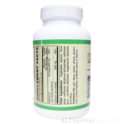 Calcium Citrate with Vitamin D Tablets-Mineral-AlchePharma
