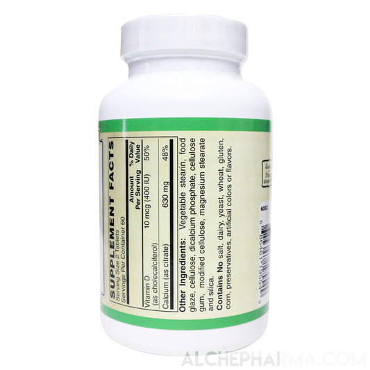 Calcium Citrate with Vitamin D Tablets-Mineral-AlchePharma