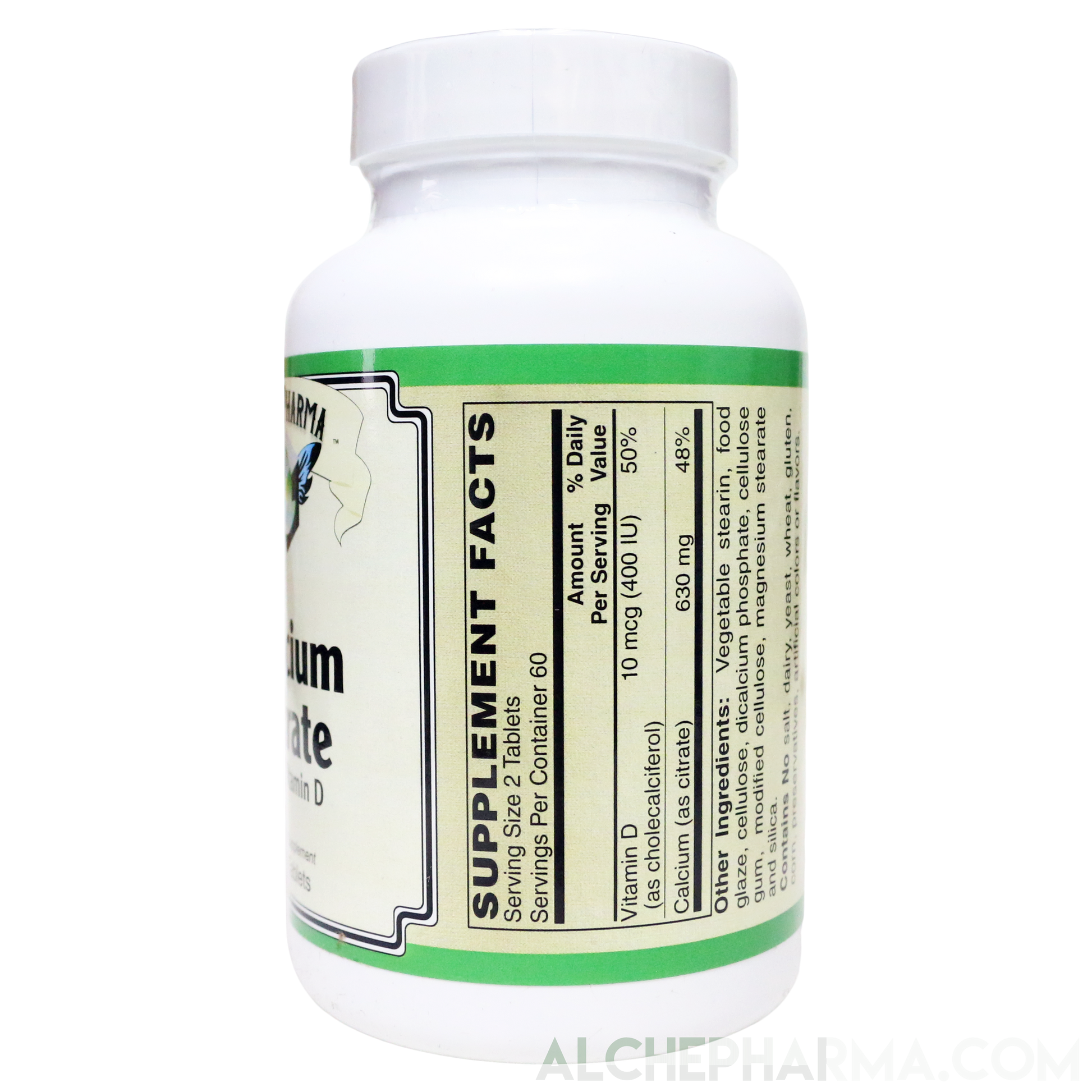 Calcium Citrate with Vitamin D Tablets-Mineral-AlchePharma