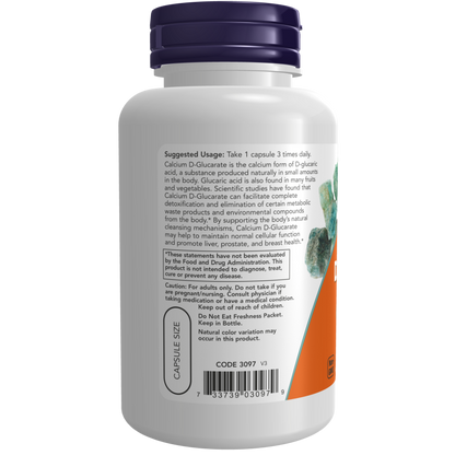Calcium D-Glucarate 500 mg Veg Capsules-Minerals-AlchePharma