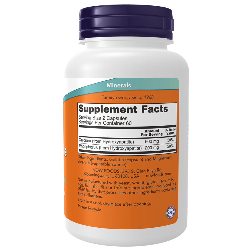 Calcium Hydroxyapatite 120 Capsules-Minerals-AlchePharma