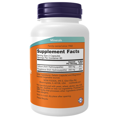 Calcium Hydroxyapatite 120 Capsules-Minerals-AlchePharma