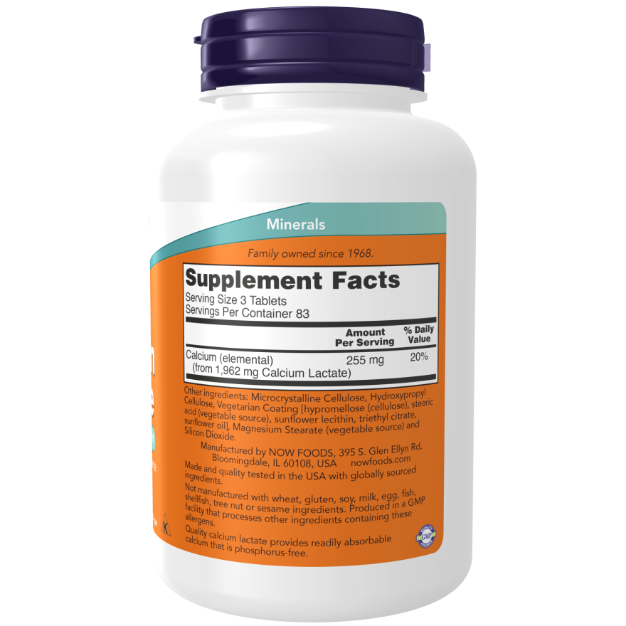 Calcium Lactate Tablets-Minerals-AlchePharma