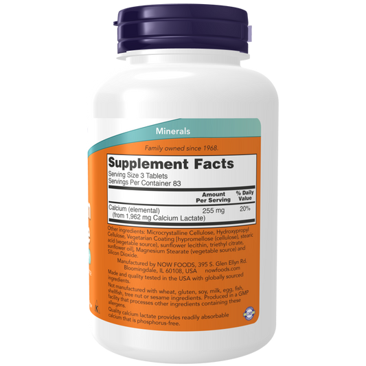 Calcium Lactate Tablets-Minerals-AlchePharma