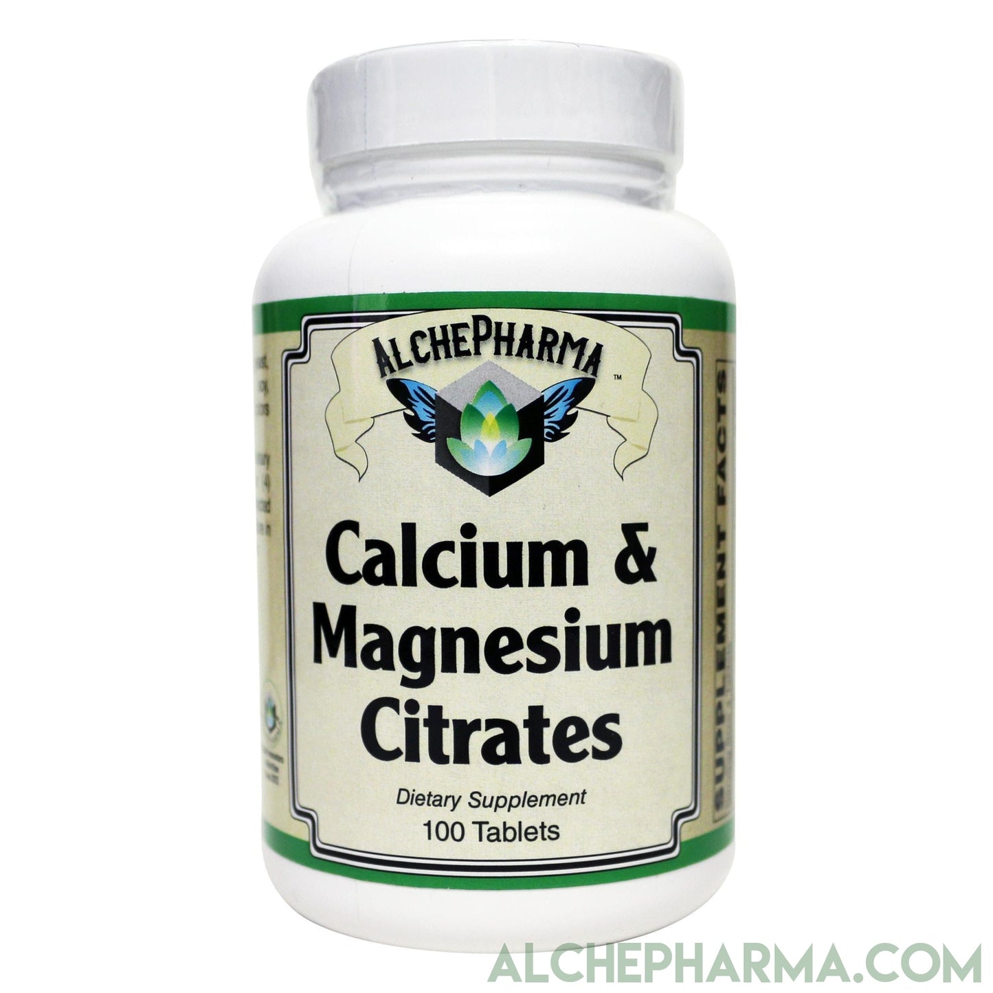 Calcium Magnesium Citrates- Bone Health support, with added Vitamin K & D and Boron-Minerals-AlchePharma